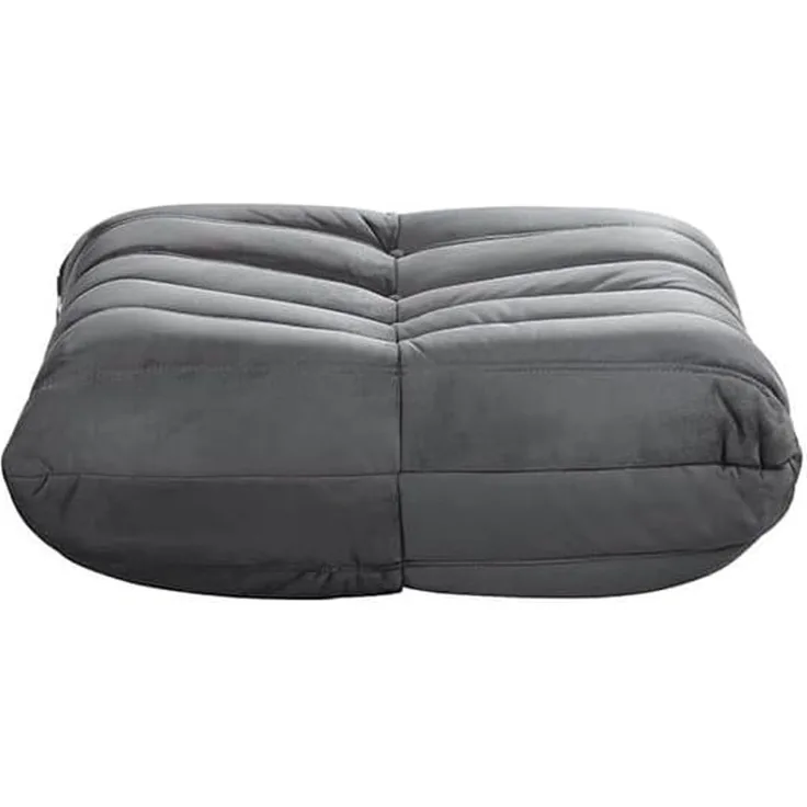 HOME DELUXE Relaxsessel Hocker CHILL - Anthrazit