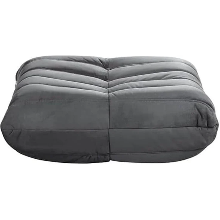 HOME DELUXE Relaxsessel Hocker CHILL - Anthrazit