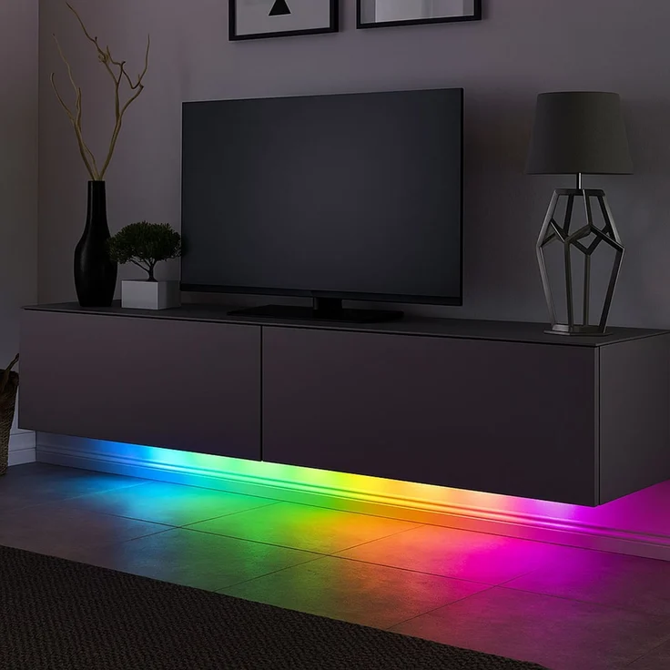 RGBW LED Strip, Fernbedienung, dimmbar, L 300 cm – Bild 5