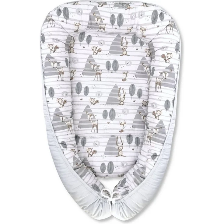 Baby-Delux Kuschelnest, Babynest Babykokon Nestchen für Neugeborene zweiseitig