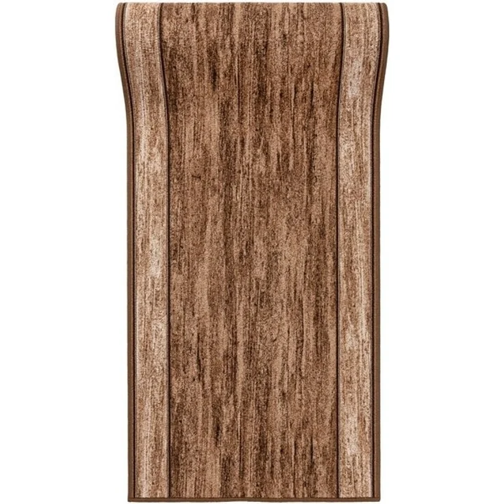 Mazovia Läufer Läufer Teppichläufer Brücke - Vorzimmer Küche - Braun, 67 x 100 cm, Kurzflor, Rutschfest, Meterware, Verschiedene Größen – Bild 3