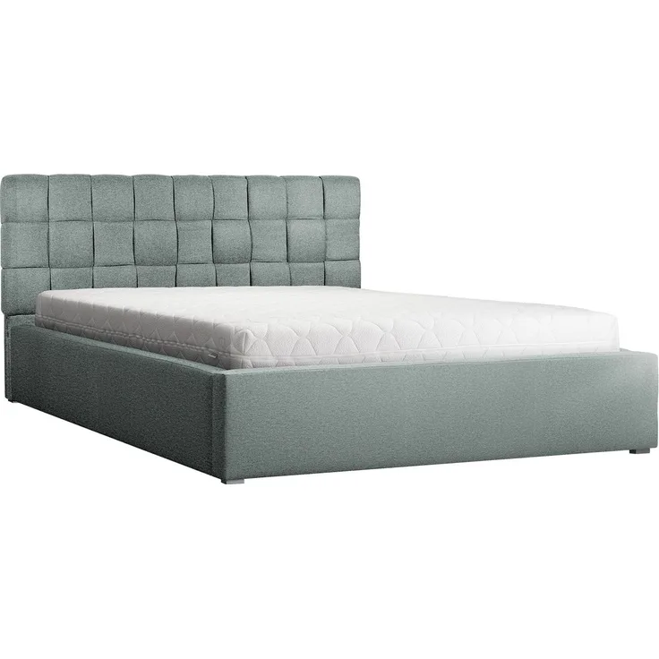 Polsterbett Malmo, Grün, 120x200 cm, ohne Bettkasten