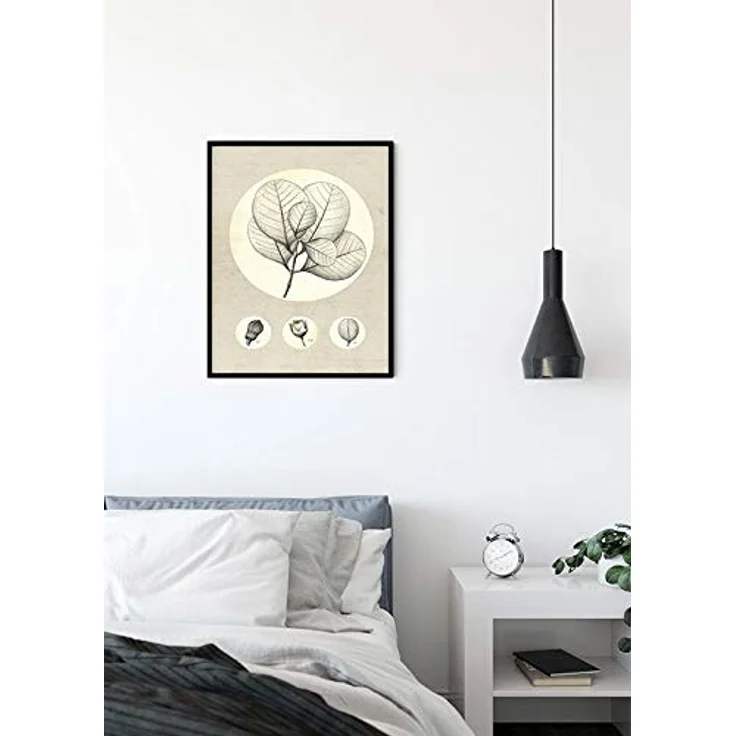 Komar Transparent Leaf, Wandbild ohne Rahmen, 30 x 40 cm, fotorealistischer Kunstdruck auf Premium-Poster Fotopapier, seidenmatt, lichtbeständig – Bild 3