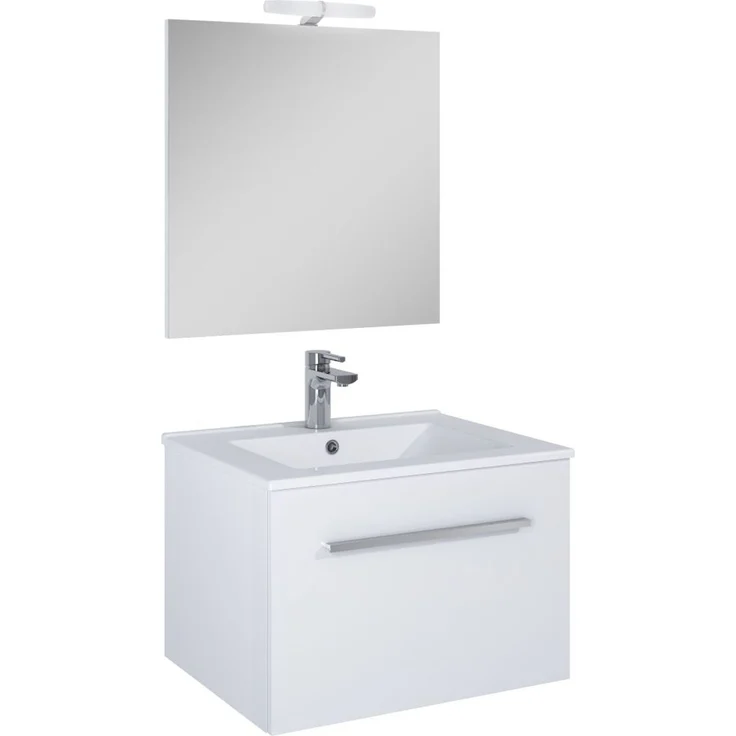 Gästewaschplatz Freiburg 60cm Waschbecken Waschtisch Waschplatz – Bild 1