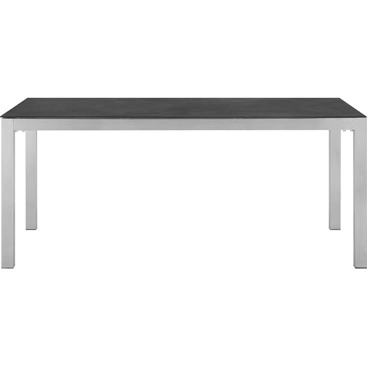 Konferenztisch GROSSETO 90 cm x 180 cm Granit Schwarz – Bild 4