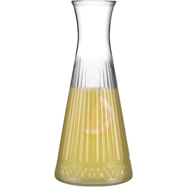 Pasabahce Wasserkaraffe ELYSIA Karaffe Wasserkaraffe Glaskaraffe Glaskanne 1000 ml, (1-tlg) – Bild 2