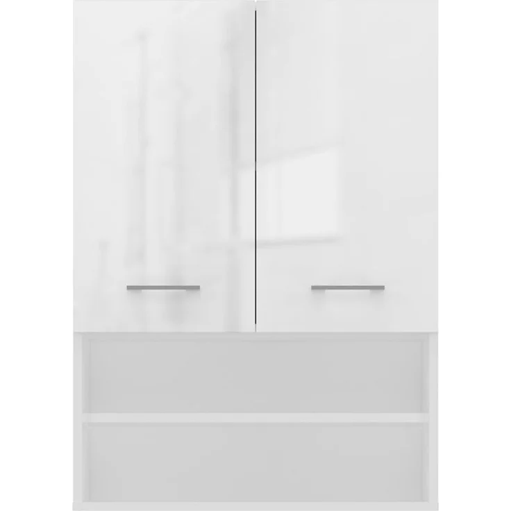 ibonto HÄNGESCHRANK WEISS 64x90x30cm (H 90 x T 30 x B 64 cm) – Bild 1
