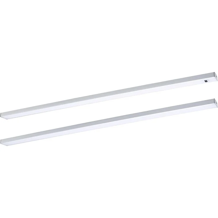 LED Unterschrankleuchte Inline Starterset 3000K dimmbar 2x6W 550x26mm 2x500lm 230/24V Chrom matt – Bild 10