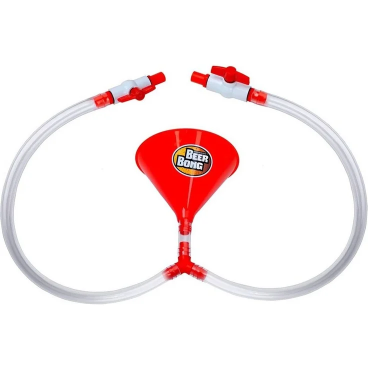 Goods+Gadgets Trichter Biertrichter Bier-Bong, (Bier-Stürzer, mit Absperrhahn), Trinkspiel – Bild 1