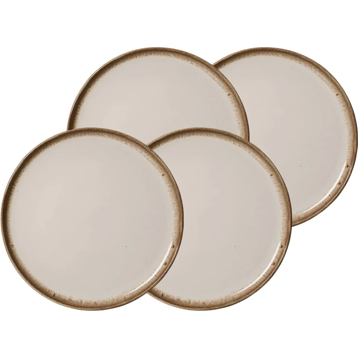 Ritzenhoff & Breker Malaga Speiseteller ø 27,5 cm 4er Set - Creme – Bild 1