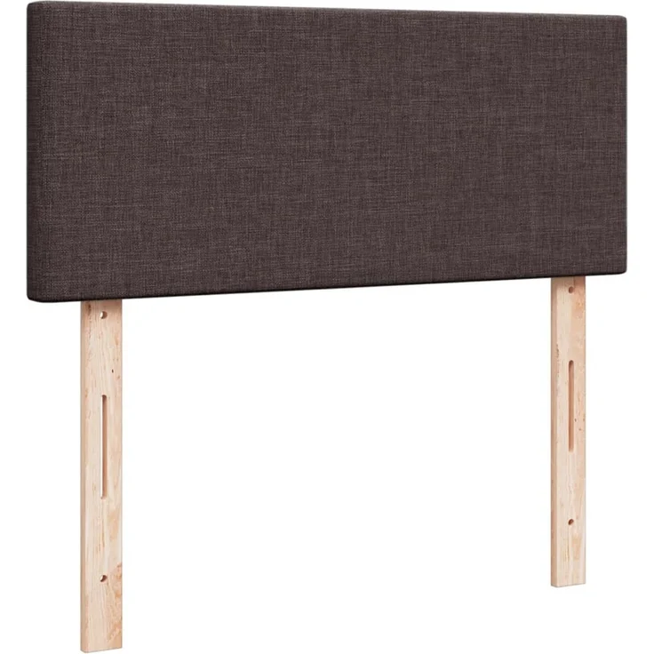 vidaXL Boxspringbett mit Matratze Dunkelbraun 120x200 cm Stoff 3288943 – Bild 12