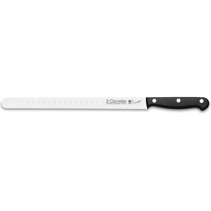 3 Claveles Uniblock - Messer für Schinken und Lachs, 30 cm