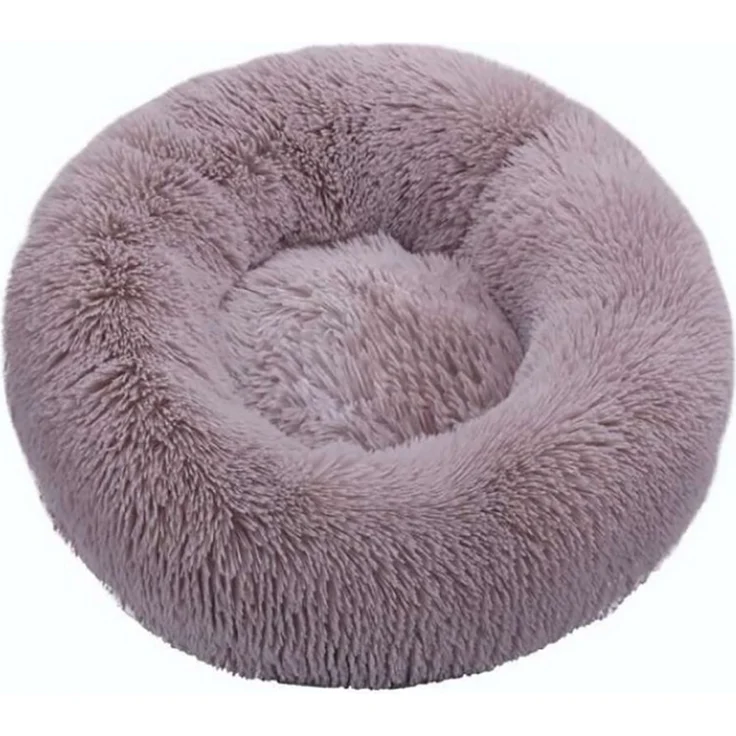TPFLiving Tierkorb aus Baumwolle - Flauschiges Hundekörbchen / Katzenkörbchen, Plüsch Hundebett Rund - Verschiedene Farben - 60cm - 100cm Durchmesser