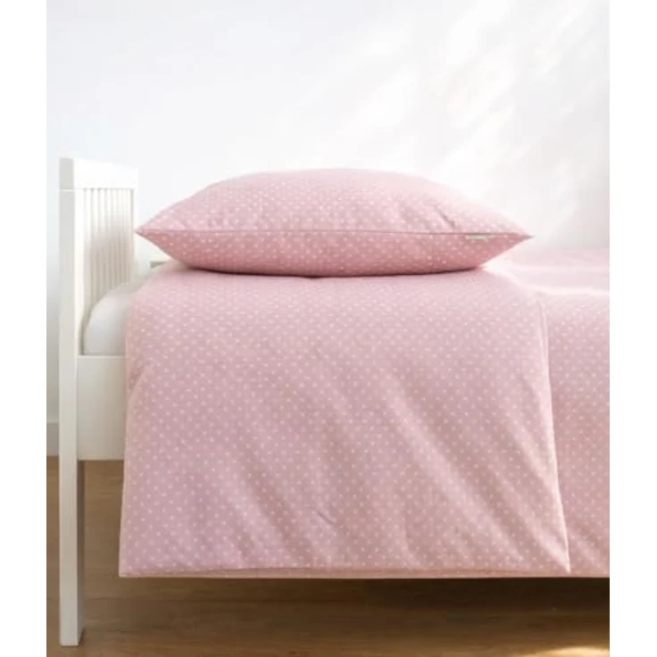 Loolay Bettwäsche Punkte ROSA Altrosa Babybettwäsche Kinderbettwäsche Jugendbettwäsche, Alle gängigen Bettgrößen für Kinder, Jugend und Erwachsene! – Bild 2