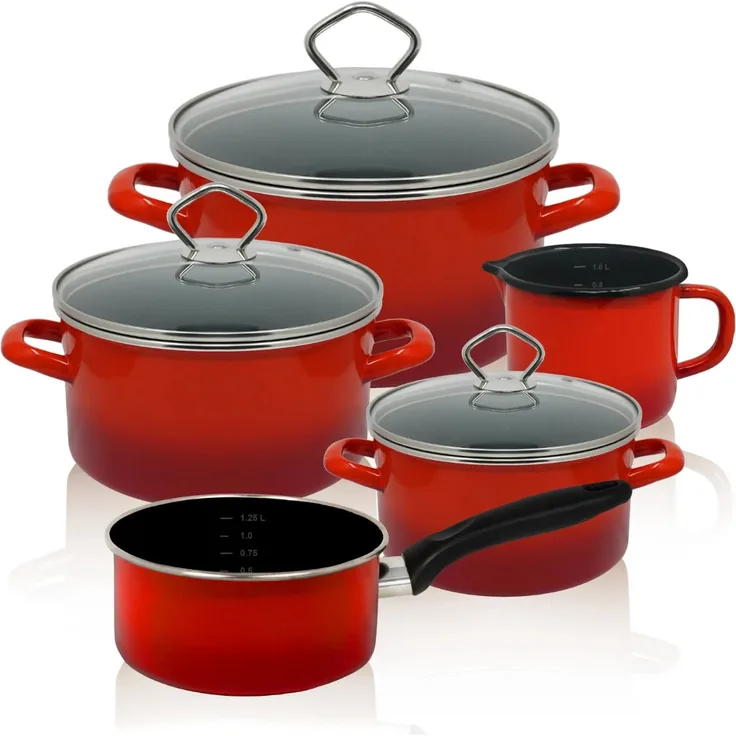 Karl Krüger 89566RO Topf-Set Rom 5-tlg, induktionsfähig / Kochtöpfe / Topfset