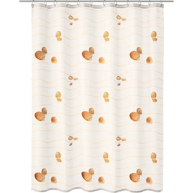 Kleine Wolke Duschvorhang Miami beige, 180 x 200 cm