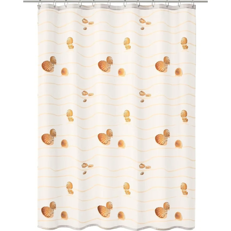 Kleine Wolke Duschvorhang Miami beige, 180 x 200 cm – Bild 1