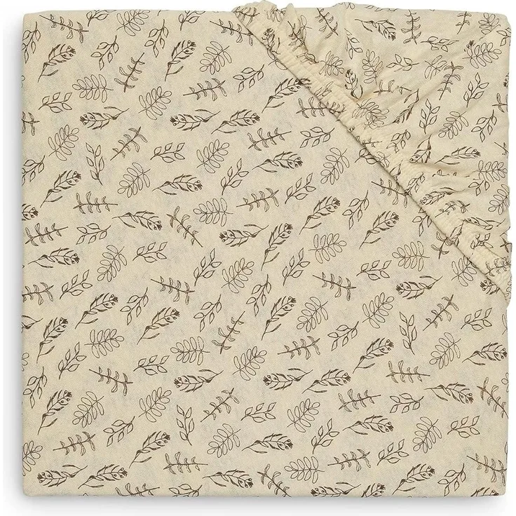 Jollein Meadow Spannbettlaken Chestnut 40x80 / 90 cm Braun 1
