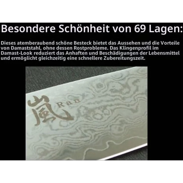 Yaxell Ran 69 Kochmesser 20,0 cm – Bild 5