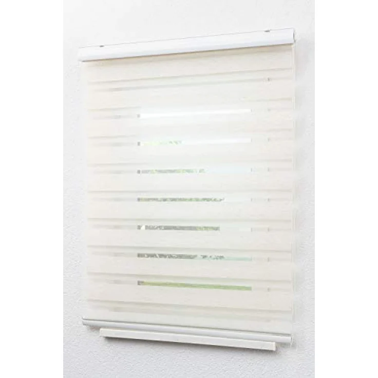 Lysel - Qualitätsdoppelrollo Leinen, (B x H) 140cm x 175cm in beige/Leinen – Bild 6