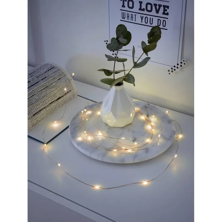 Konstsmide LED-Micro Lichterkette 20 Dioden 6h Timer