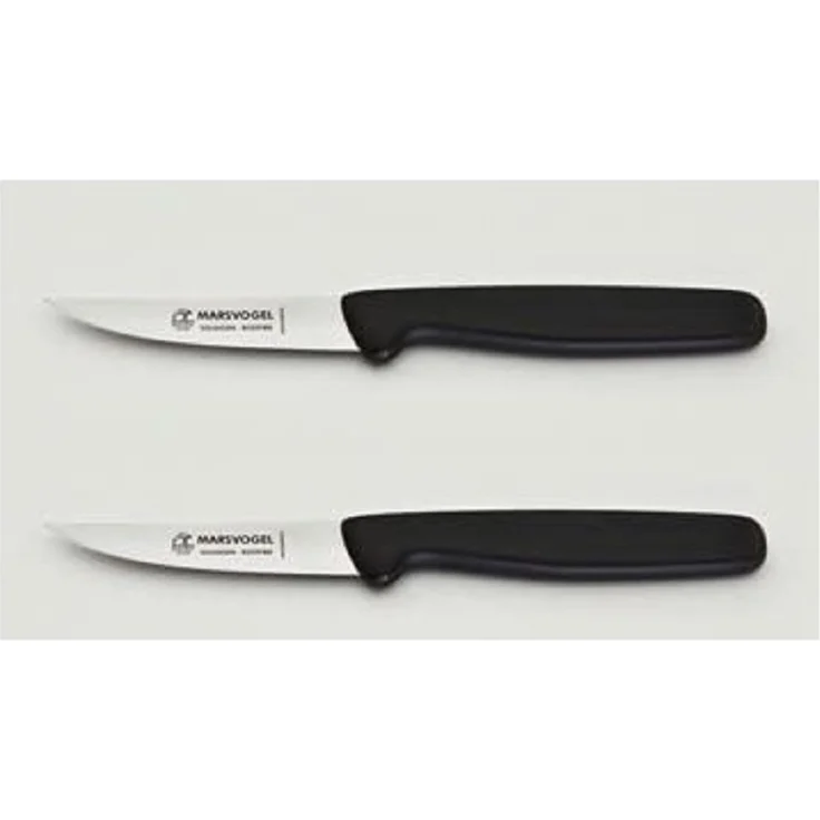 Marsvogel Küchenmesser, rückenspitz, rostfrei, 3"/8 cm PP schwarz 2-tlg. – Bild 1