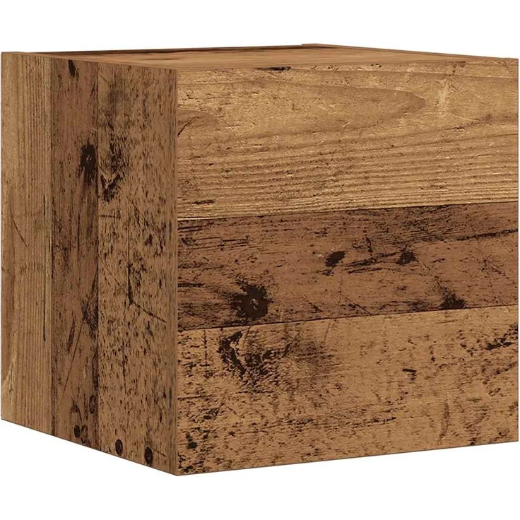 vidaXL 7-tlg. TV-Schrank-Set Wandmontage Altholz-Optik Holzwerkstoff 3329019 – Bild 7
