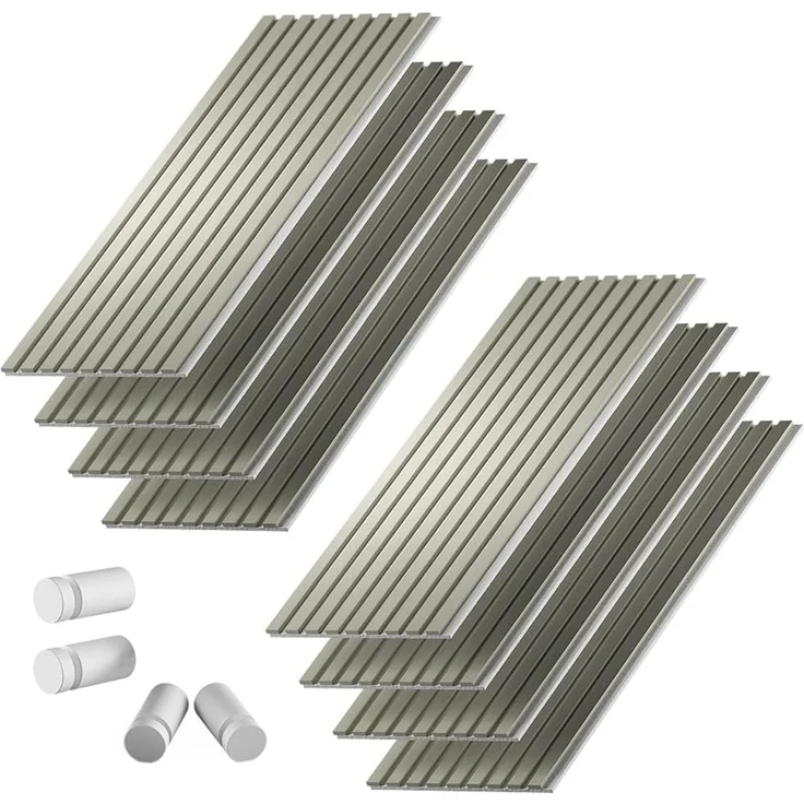 Akustikpaneel Sonoa Salbeigrün/Weiß 8er Set Vicco – Bild 1