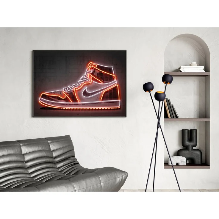 JUSTGOODMOOD Poster Premium ® Nike Sneaker Poster · Neon Effekt · ohne Rahmen – Bild 4