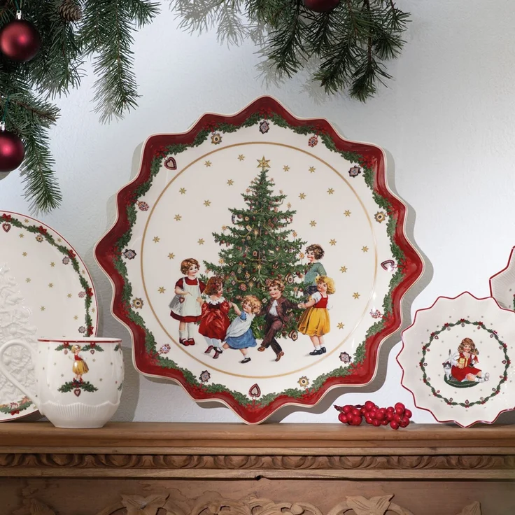 Villeroy & Boch Toy's Fantasy Gebäckteller ø 39 cm "Kinder tanzen" – Bild 4
