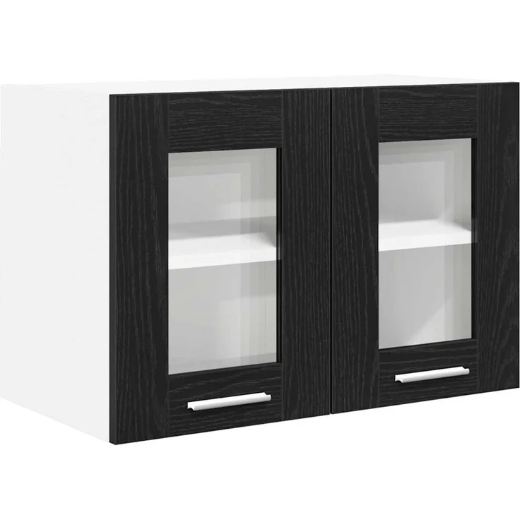 vidaXL Hängeschrank 2 stk. Schwarz Eichen-Optik 60 x 31 x 40 cm 884213 – Bild 5