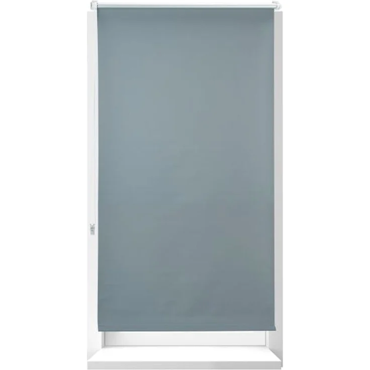 Relaxdays 2 Verdunkelungsrollo grau 60-120 90x210 – Bild 1
