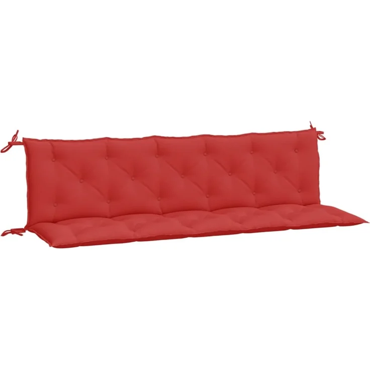 vidaXL Gartenbank-Auflagen 2 Stk. Rot 180x50x7 cm Oxford-Gewebe 361722 – Bild 1