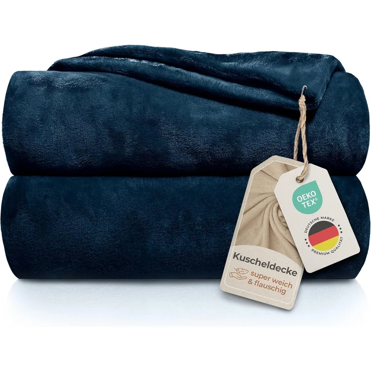 Wohndecke Kuscheldecke super weich & flauschig – warme Fleecedecke, Gräfenstayn, warme Wolldecke, Sofadecke & Tagesdecke - Überwurf Sofa, Couch – Bild 1