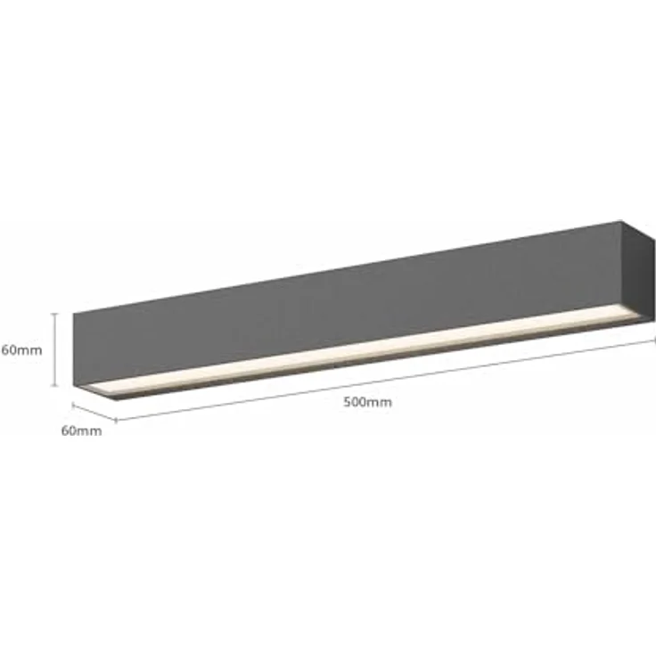 Lucande LED Wandleuchte Lengo, moderne Außenwandleuchte in Schwarz aus Aluminium, 1-flammig, IP65 Schutz, energiesparendes LED Leuchtmittel inklusive – Bild 5