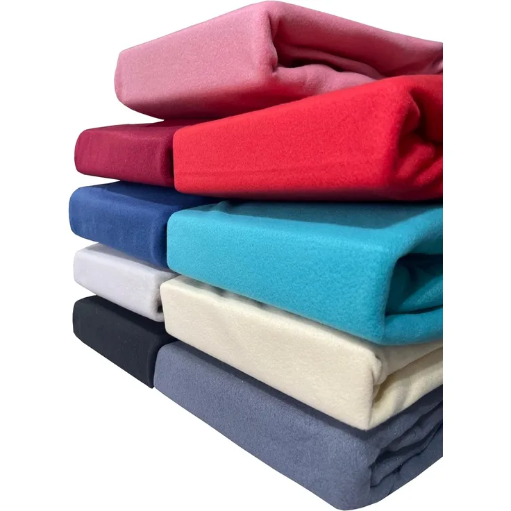 Winter Thermo Fleece Spannbettlaken Flausch Spannbetttuch in vielen Farben und Größen Bettlaken, Größe 180x200 cm - 200x200 cm, dunkelblau