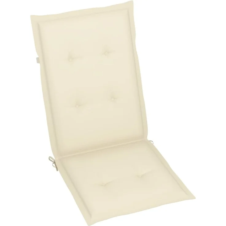 vidaXL Verstellbare Gartenstühle mit Auflagen 8 Stk. Massivholz Teak 3072543 – Bild 11