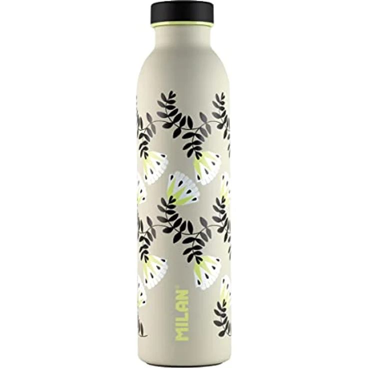 MILAN WALLPAPER BEIGE Thermosflasche 591ML – Bild 1