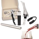 bremermann Sommelier-Set Wein-Set 5-tlg, inkl. Dekanter-Ausgießer, Sommelier-Set