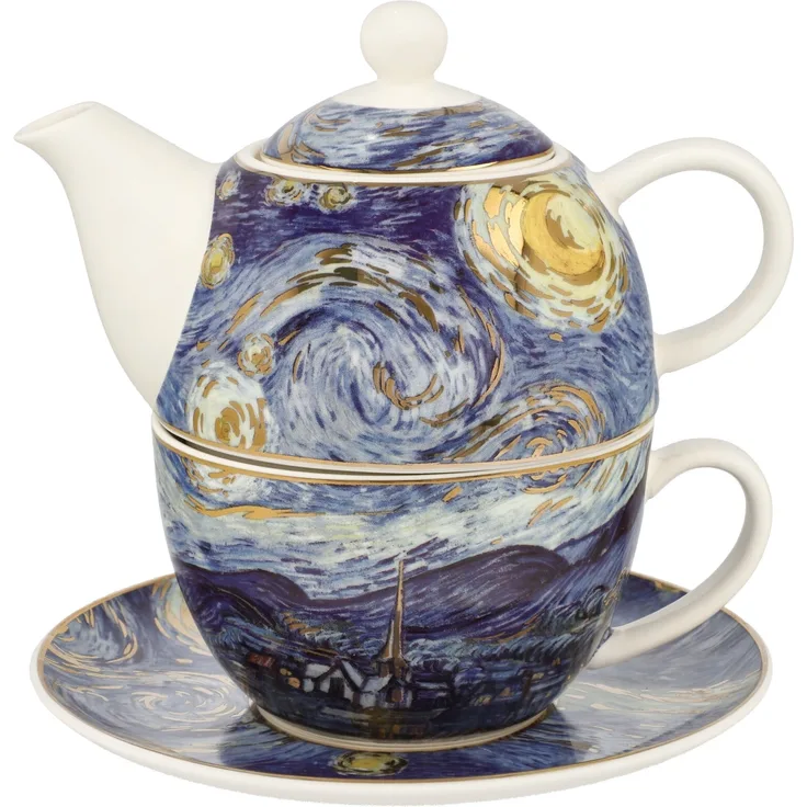 Goebel / Vincent van Gogh - Sternennacht,Tea for One,Sternennacht,15,5cm x 15,5cm x 15,5cm / New Bone China / 15,5cm x 15,5cm x 15,5cm