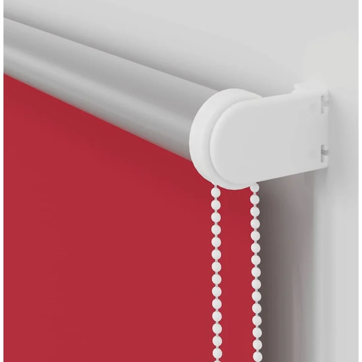 vidaXL Verdunkelungsrollo Rot 160x150cm Stoffbreite 156,6cm Polyester 4011790 – Bild 10