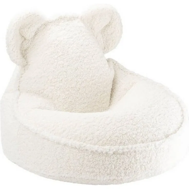 Wigiwama Bear Beanbag / Sitzsack Bär Cream White