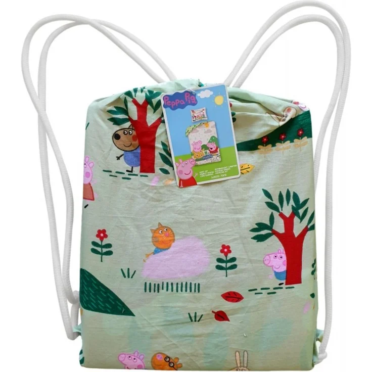 Peppa Pig Bettwäsche Set aus Baumwolle Bettdeckenbezug 140 × 200 cm mit 70 × 90 cm Kissenbezug – Bild 3