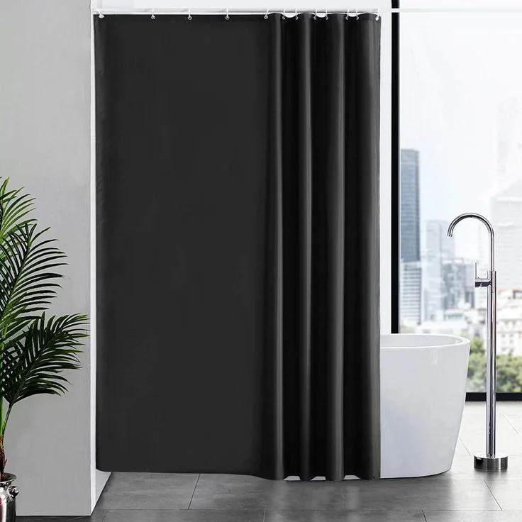 Duschvorhang Anti-schimmel Badezimmer Textilvorhang Polyester Antibakteriell – Bild 1