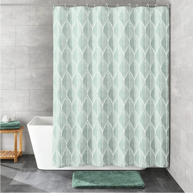Kleine Wolke Duschvorhang Leaf Maledivia 180 x 200 cm – Bild 2