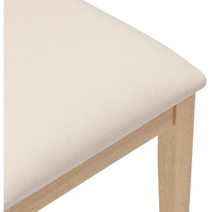 vidaXL Esszimmerstühle mit Kissen 2 Stk. Massivholz Gummibaum 4102478 – Bild 7