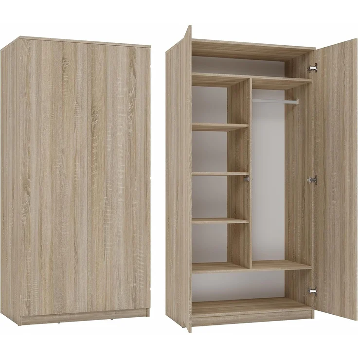 ibonto Kleiderschrank Vielseitiger Hochwertiger Mehrzweckschrank mit TIP-ON-System – Bild 1