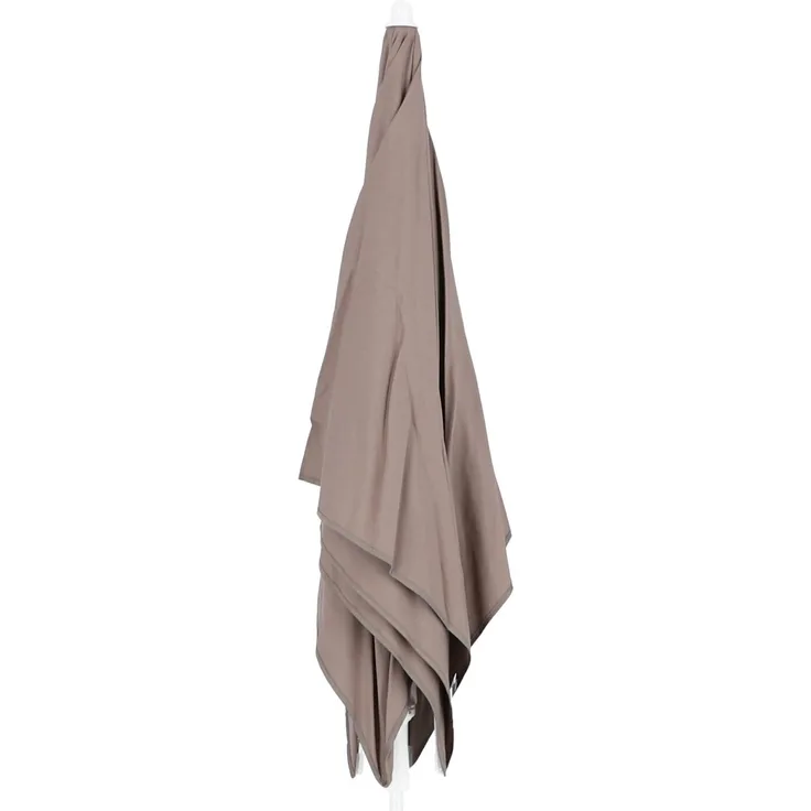 Sonnenschirm Murano Polyacryl, modern mit Knickelement, taupe, 160x160 cm, Outdoor
