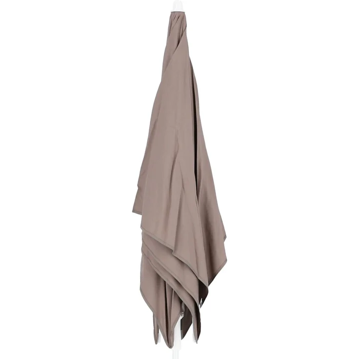 Sonnenschirm Murano Polyacryl, modern mit Knickelement, taupe, 160x160 cm, Outdoor
