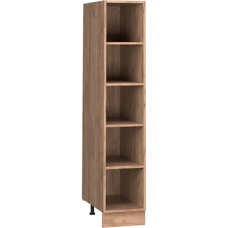 Küchenregal Goldkraft Eiche 30 cm ohne Arbeitsplatte Vicco
